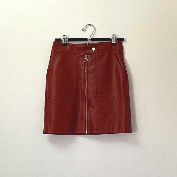 ONLY Abigail Leather Miniskirt - Picture 7 of 7